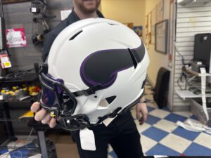 Vikings helmet signed by Dalvin Cook