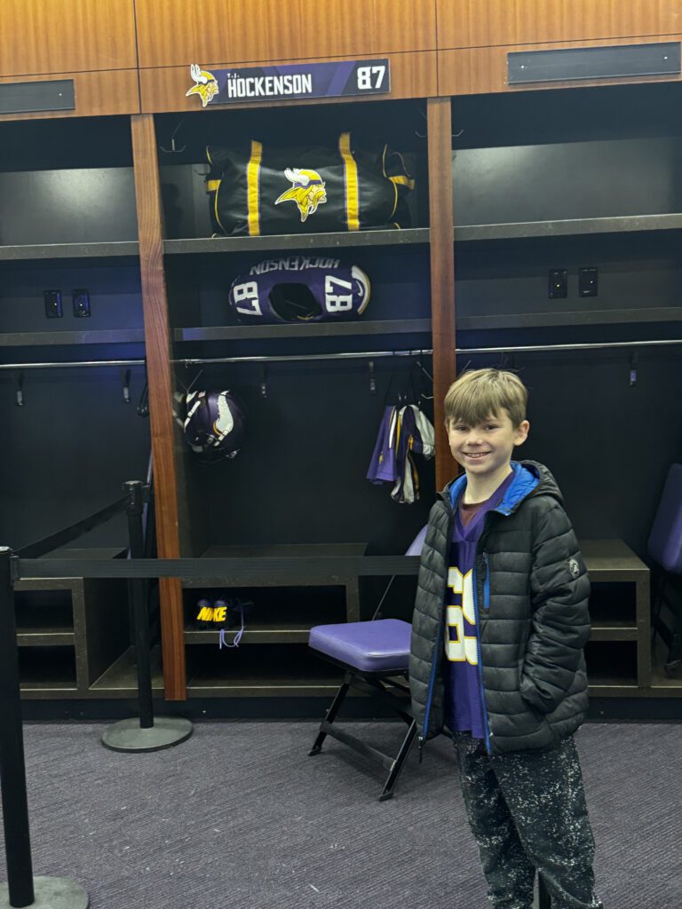 Vikings locker room